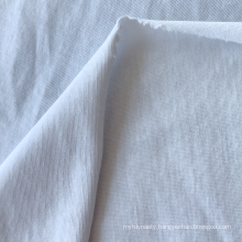 organic cotton recycle poly Single jersey fabric for T-shirt
